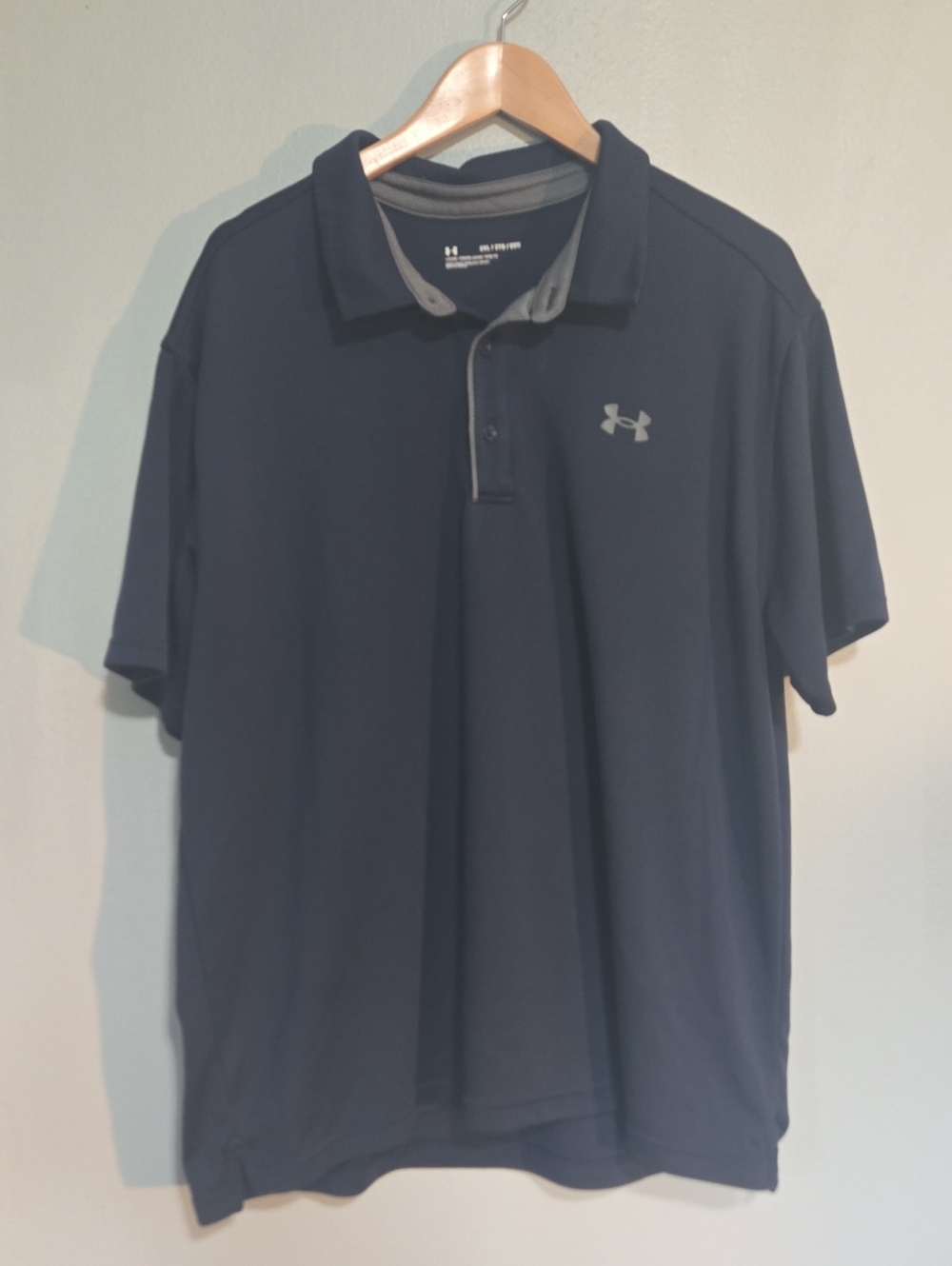 Under Armour Men's Navy Polo Shirt Size Xxl